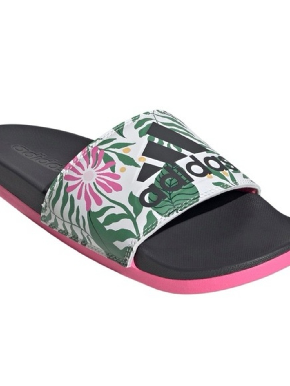 Adidas  - Women's Adilette Comfort Slides Floral 10W
